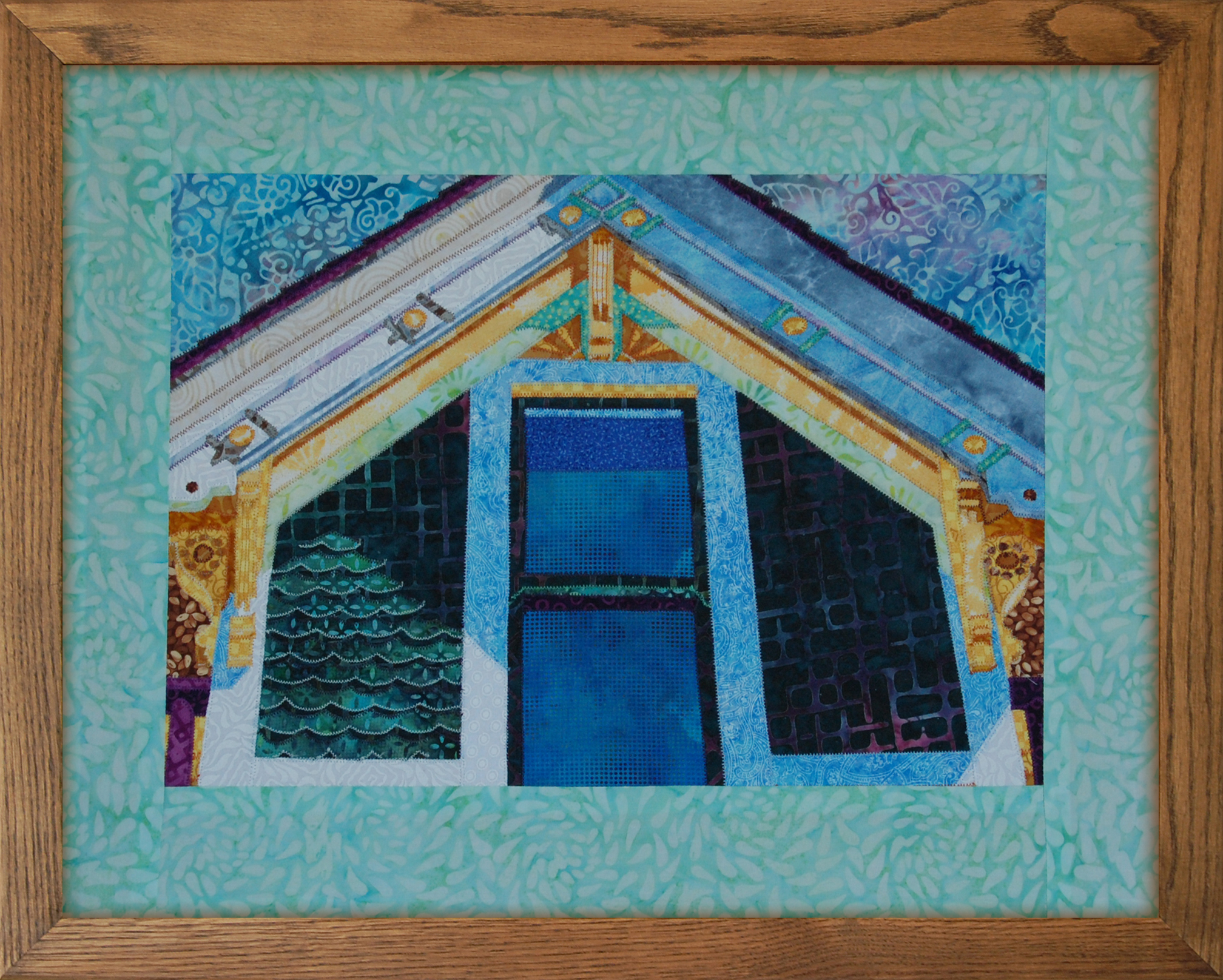 Big Blue Window Original Medium