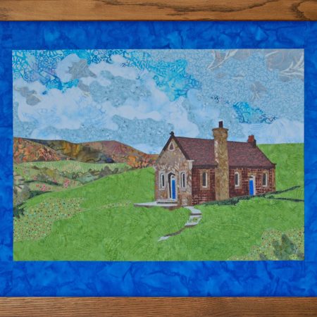 Brown Chapel Blue Door Original Large