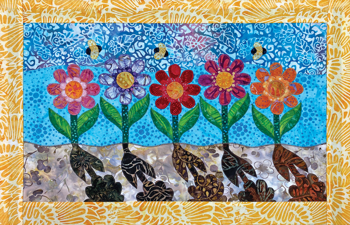 Daisies Casting Shadows Reproduction Small