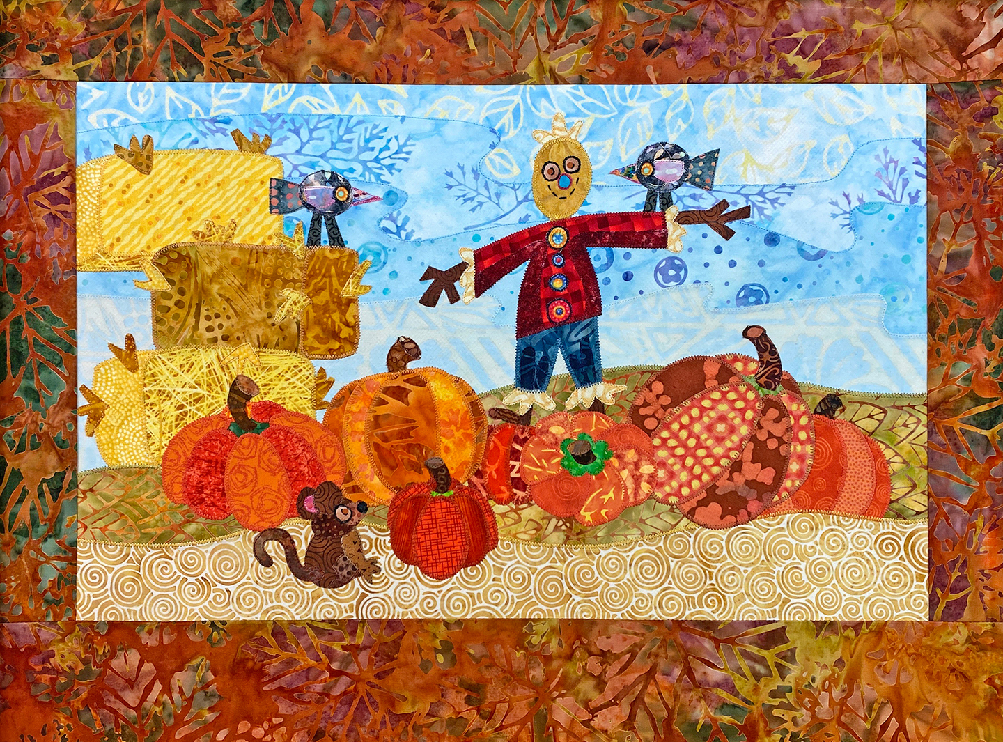 Fall-Pumpkin Patch and Scarecrow Reproduction Medium