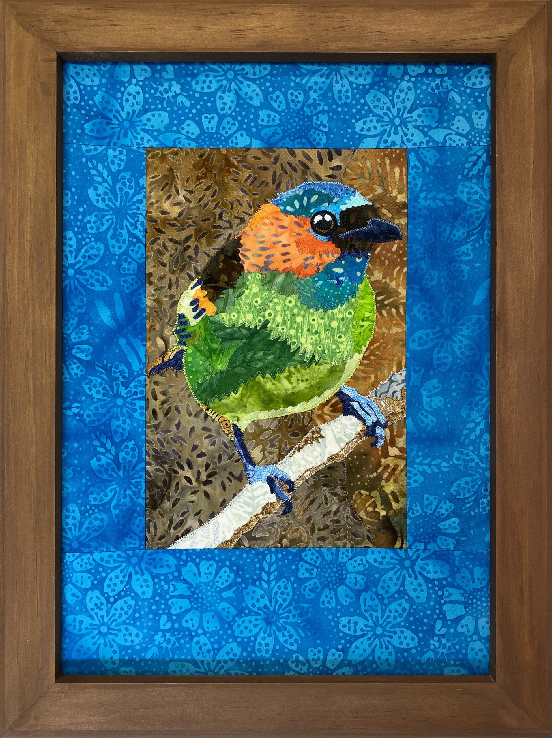 Green Blue Bird Original Small