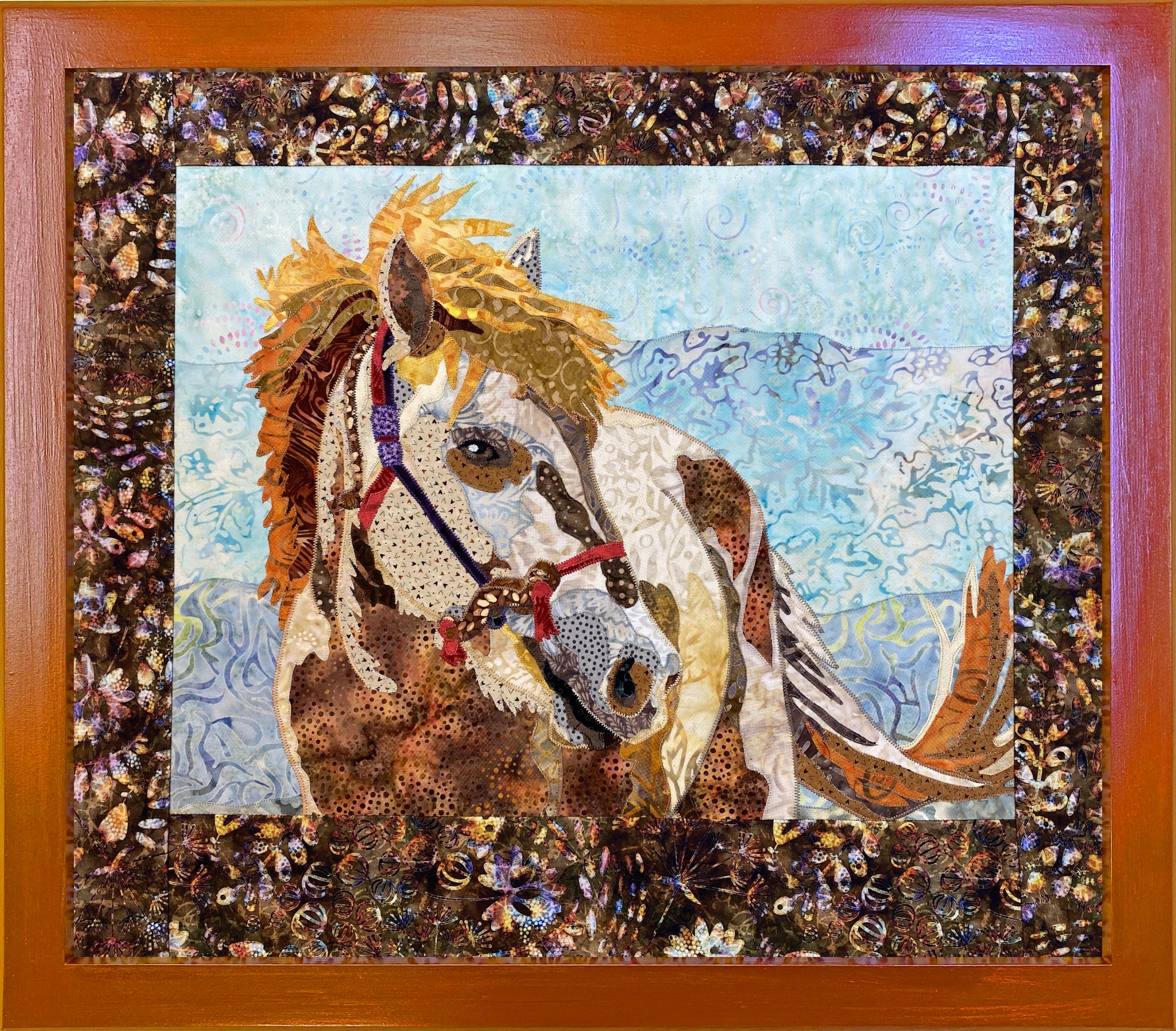 Horse Orange Mane Original Large