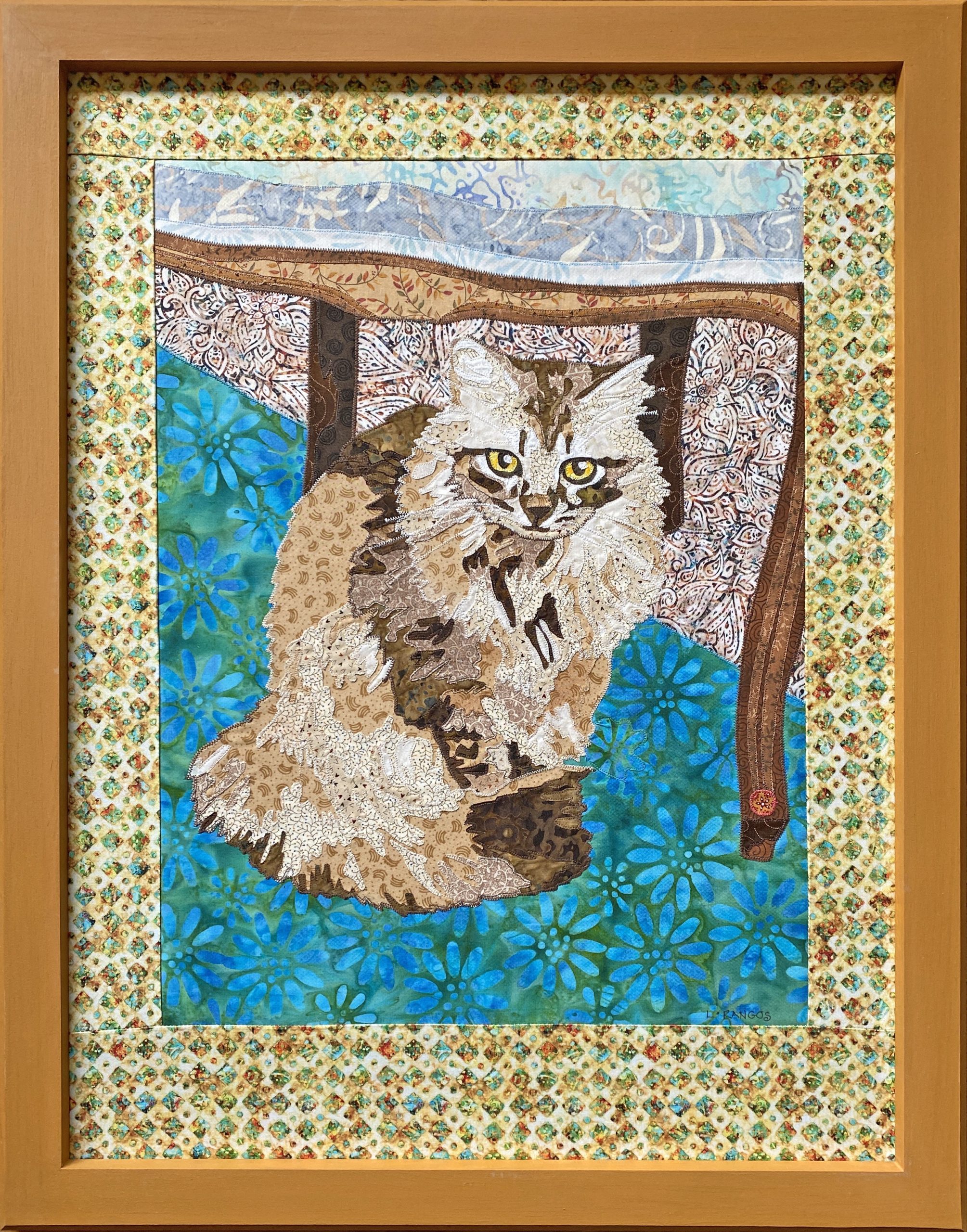 Kitty Under Chair Original Large