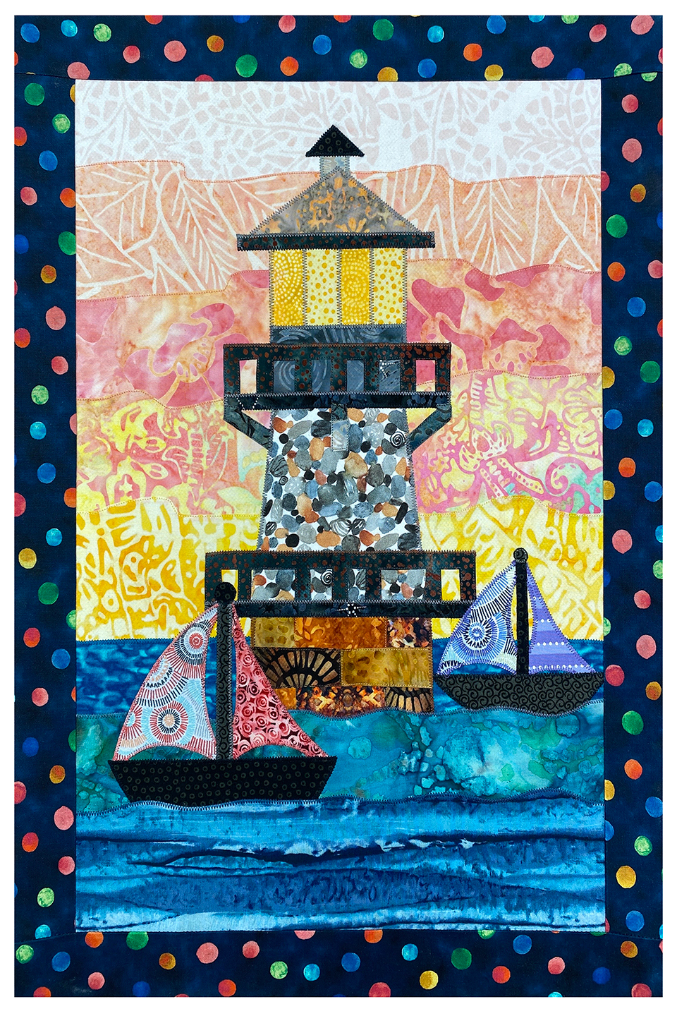 Lighthouse Over the Lake Reproduction Large