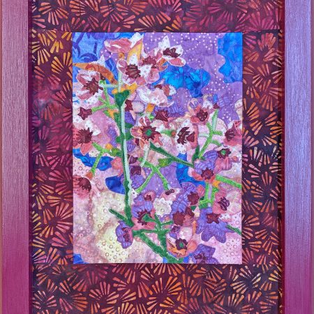 Pink Flower Cluster Original Medium