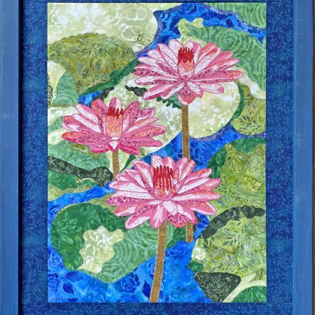 Pink Water Lilies Original Large