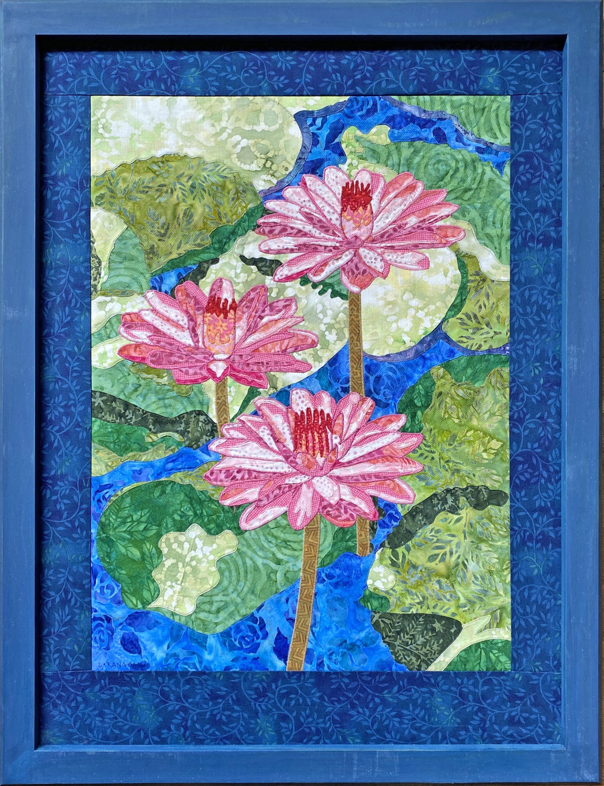 Pink Water Lilies Original Large