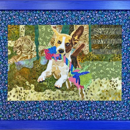 Puppy With Toy Original Medium