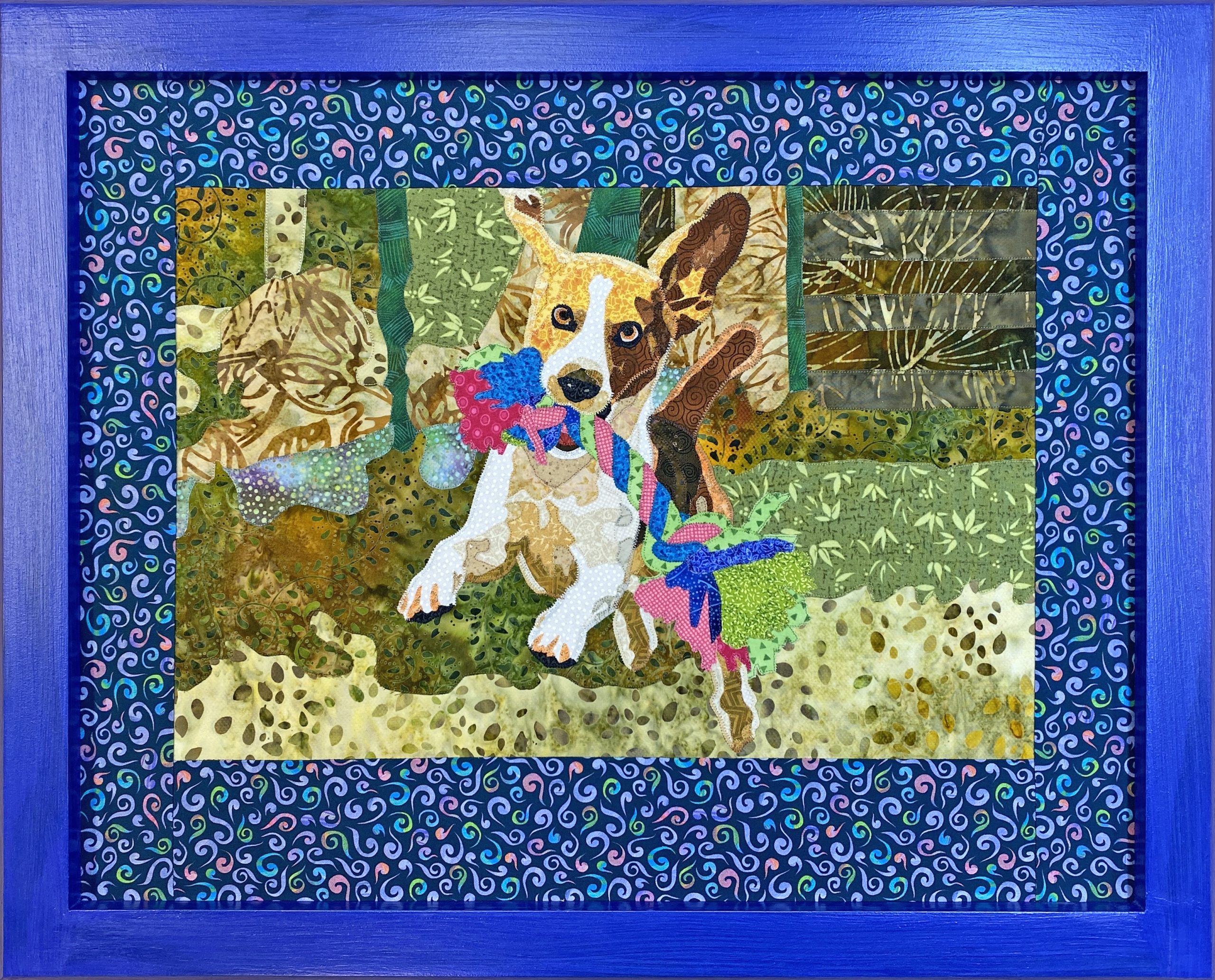 Puppy With Toy Original Medium