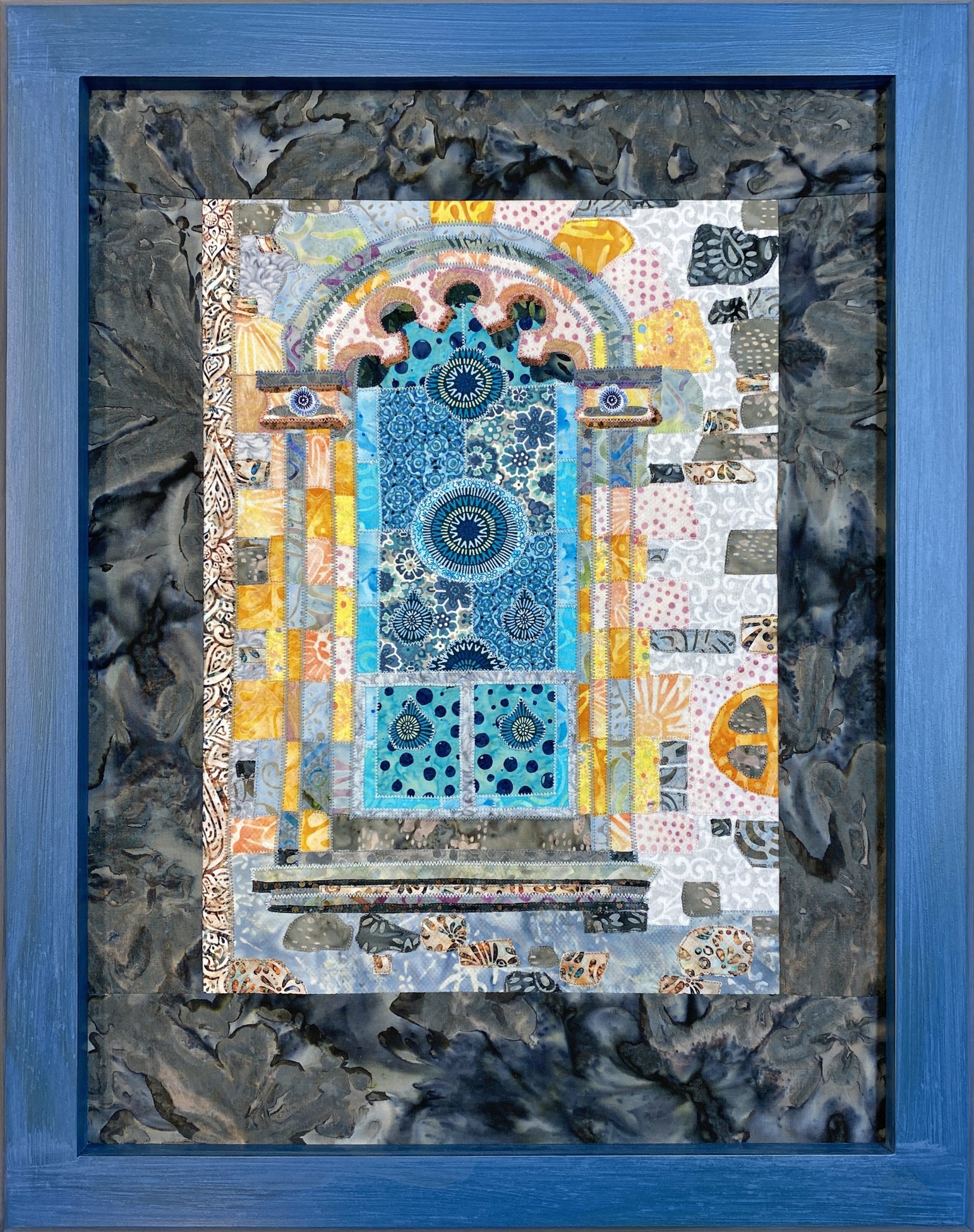 Stone Window Blue Original Medium